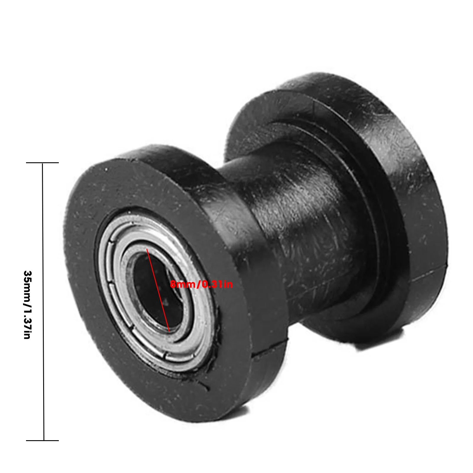 Wheel Tensioner Guide Drive Chain Roller Pulley 8/10mm For ATV CRF CR XR Enduro Motorcycle Pit Dirt Mini Bik Motocross Dirt Bike