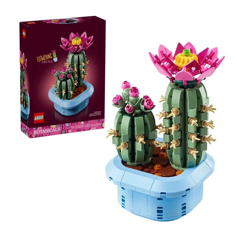 

LEGO Botanical Collection LG-11509 Blooming Cactus Building Blocks Artificial Flower Home Decor Perfect Gift