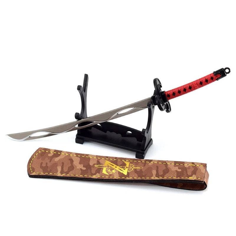 22 سنتيمتر/8.66in Zeldaa لعبة الأجهزة الطرفية ربط قطع الرياح شفرة أغطية جلد سلاح نموذج الحرفية الديكور شاشة لعبة هدية #5