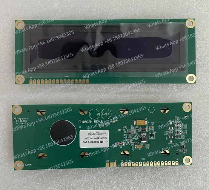 

16-контактный OLED-экран 1602H большого размера с контроллером WS0010 (английский/японский/русский/западноевропейский) с интерфейсами SPI/параллельным подключением