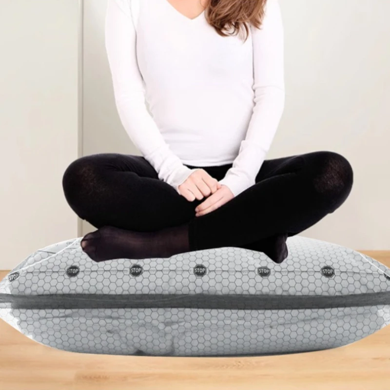 SRETNO 2026 السفر فراغ ضغط حقيبة حقيبة التخزين مجموعة السفر بطانية مفرغة الملابس أكياس خاصة صندوق تخزين ملابس المنظم #3