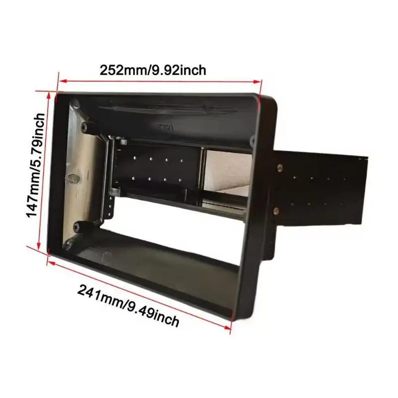 1DIN To 9 Inches Universal Single Din Car Stereo Radio Fascia Touch Screen Navigation Panel Modification Frame
