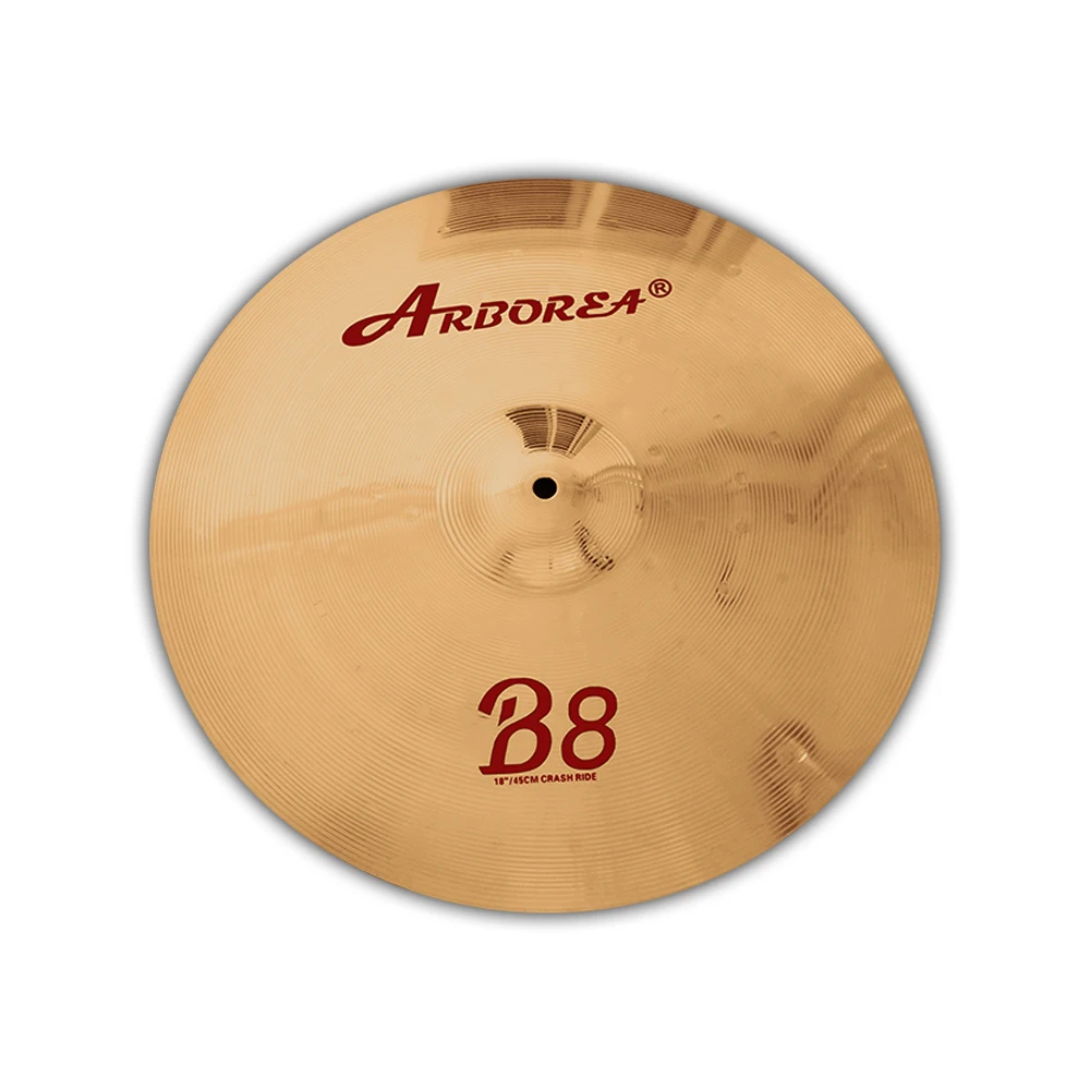 

Arborea B8 Cymbal 18 inch Crash Cymbal Lathing, Polishing and Digging Surface for Drummers