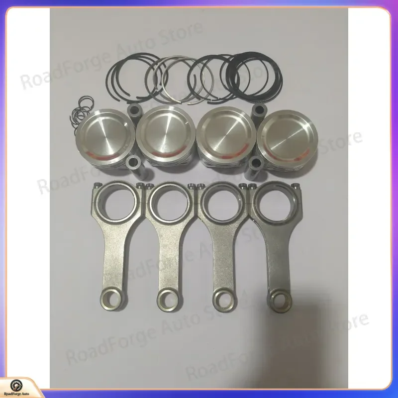 Forged connecting rod SR20, forged piston SR20, for SR20DET engines