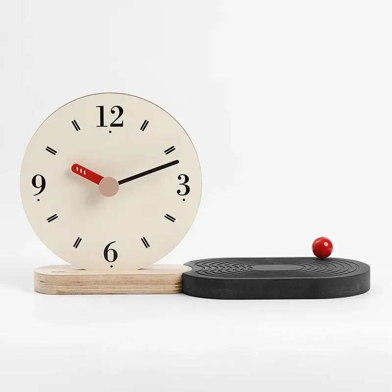 

Office desktop ornament living room home creative decoration clock