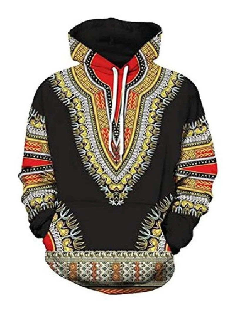 American Indian African Dashiki Hoodie For Men Women 3D Print Oversized Pullovers Sweatshirts Clothes Spring Autumn Mens Hoody