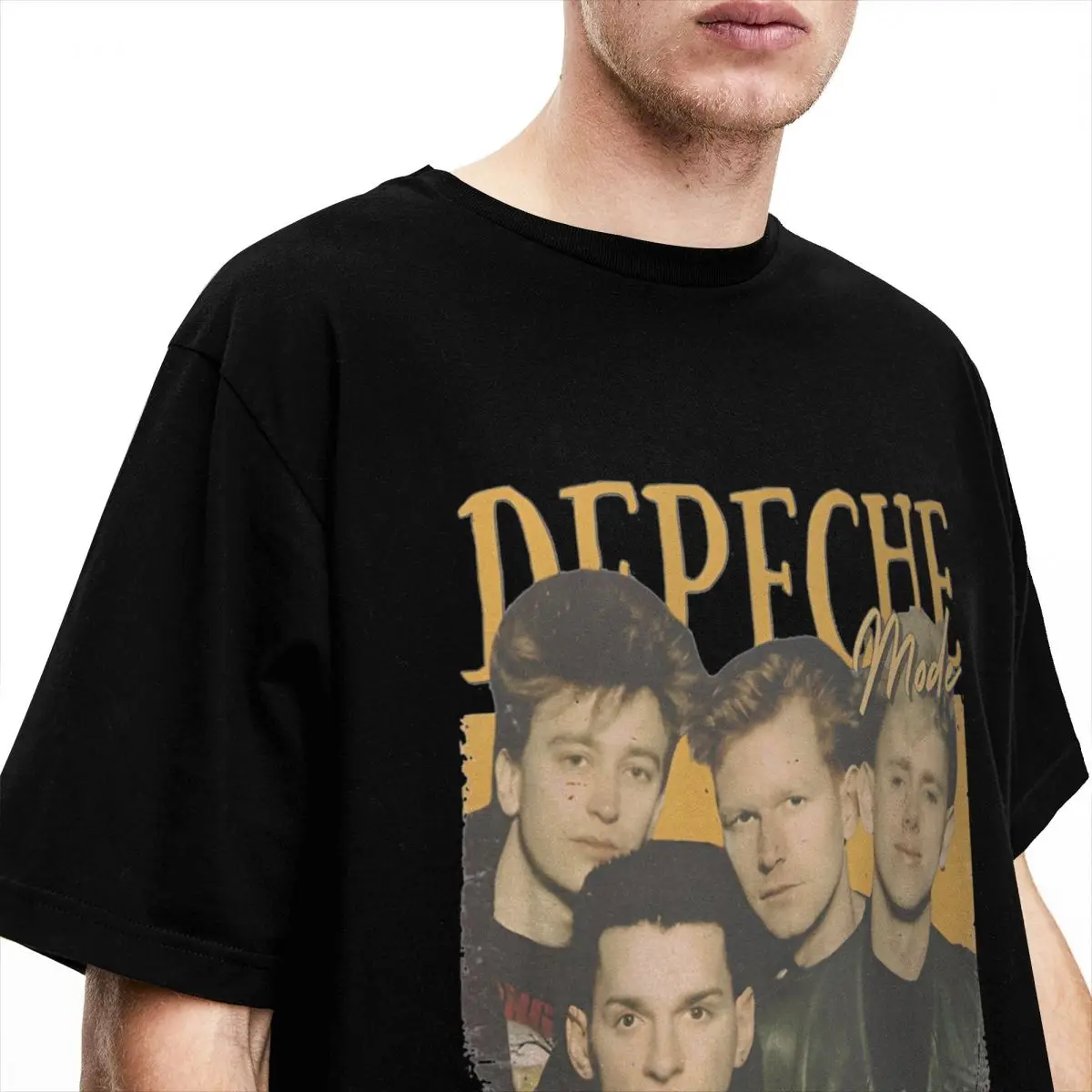 Men Women Shirt Depeche Cool Mode Band Vintage 100% Cotton Short Sleeve Retro Rock Music T Shirts O Neck Clothing New Arrival