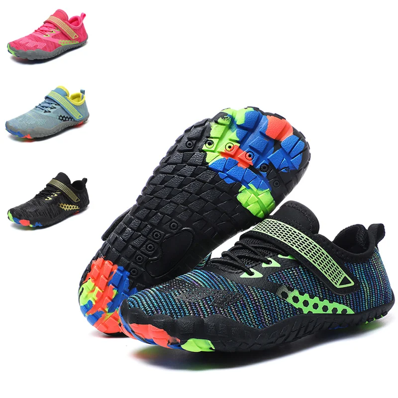 Zapatos acuáticos para niños, zapatos de agua de secado rápido para playa, zapatos descalzos para niños y niñas, zapatillas deportivas para nadar, pasear en bote, deportes acuáticos al aire libre