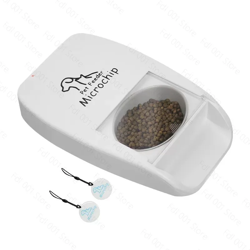 Intelligent Chip Recognition Induction Timing Automatic Feeder Wet Food Preservation Pet Cat Bowl Insect Control