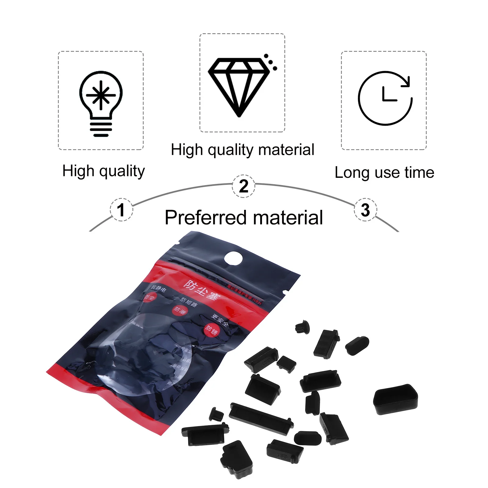 160 pezzi porta di ricarica per laptop tappi antipolvere tappi protettivi in silicone coperture antipolvere per spina per porta di ricarica per spina per computer portatile