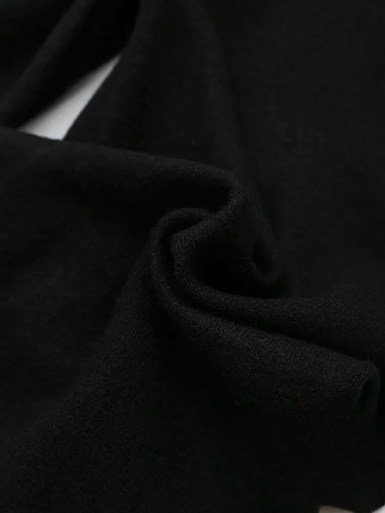 Kondala vintage casual chique feminino terno de malha sólido com decote em v manga longa rendas jaquetas soltas calças compridas moda 2024 outono conjunto