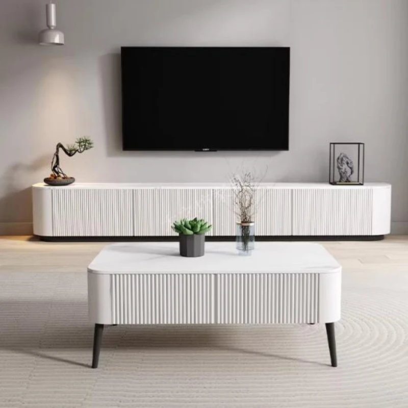 xx- White Tv Stands Floor Mount Floor Multipurpose Luxury Tv Cabinet High End Modern Mobili Per La Casa Saldi Home Furniture*