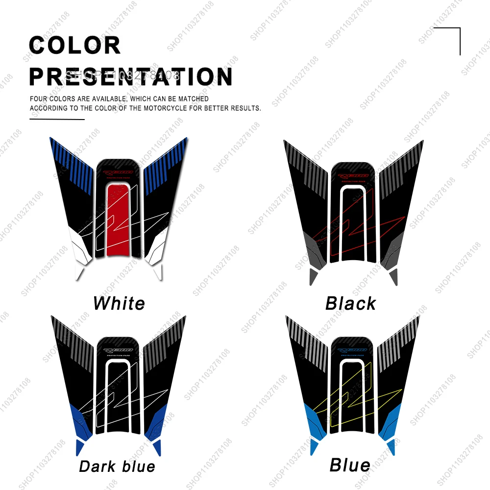 ثلاثية الأبعاد الراتنج ملصق عدة ل R 1300 R R1300R 2025 دراجة نارية الملحقات خزان الوقود وسادة مقاوم للماء مجموعة واقية ملصق #2