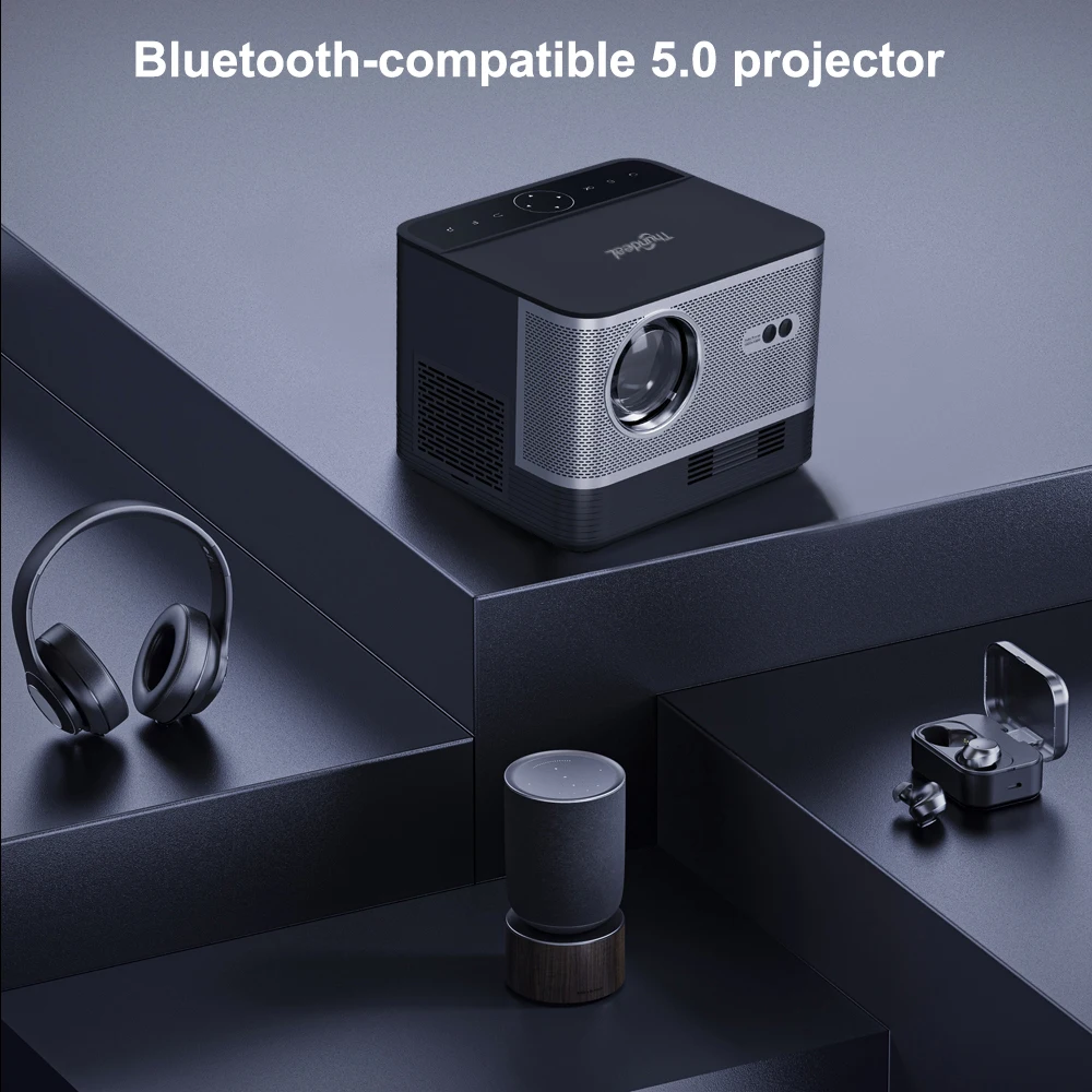 ThundeaL Full HD 1080P TDA5W Mini Tragbarer Bildprojektor Android WiFi 4K Video TDA5 Smart Home Theater Kino-Beamer – Detail 16