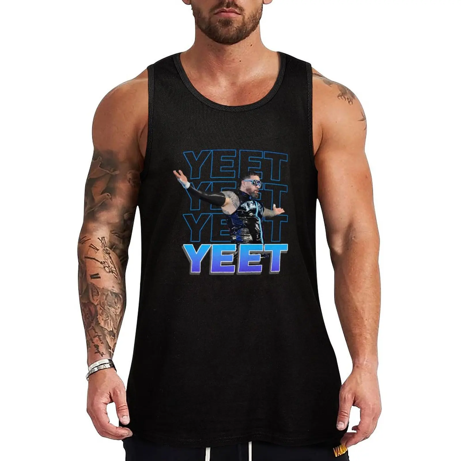 

Yeet Jey Uso Tank Top Men's clothes luxury style plain t-shirt sports clothes for men