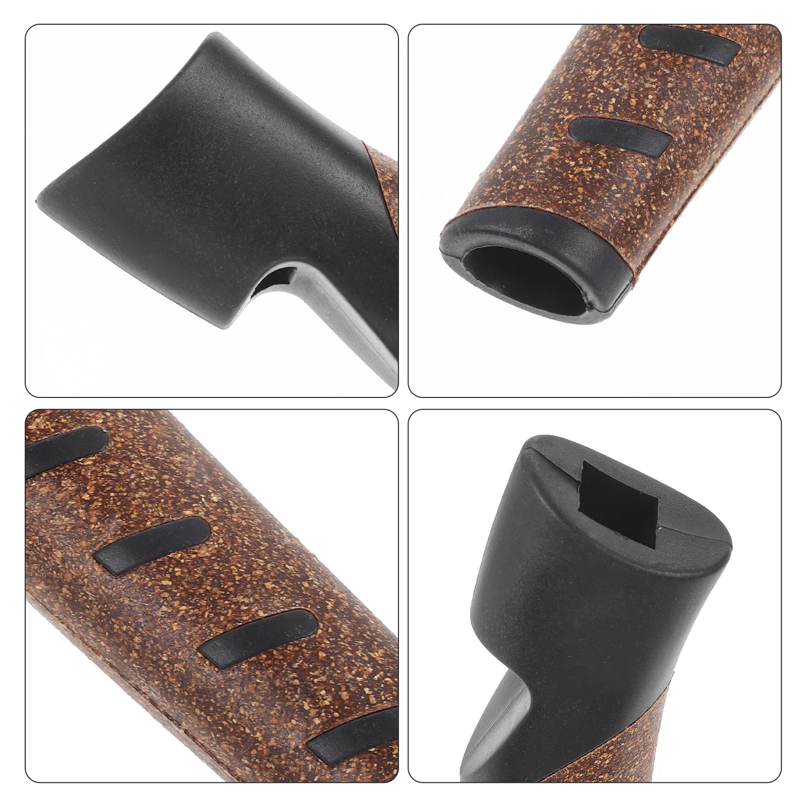 

Wood Replacement Handle For Trekking Poles Outdoor Hiking Stick Ergonomic Grip Durable Sturdy Universal Adapter Round Spherical