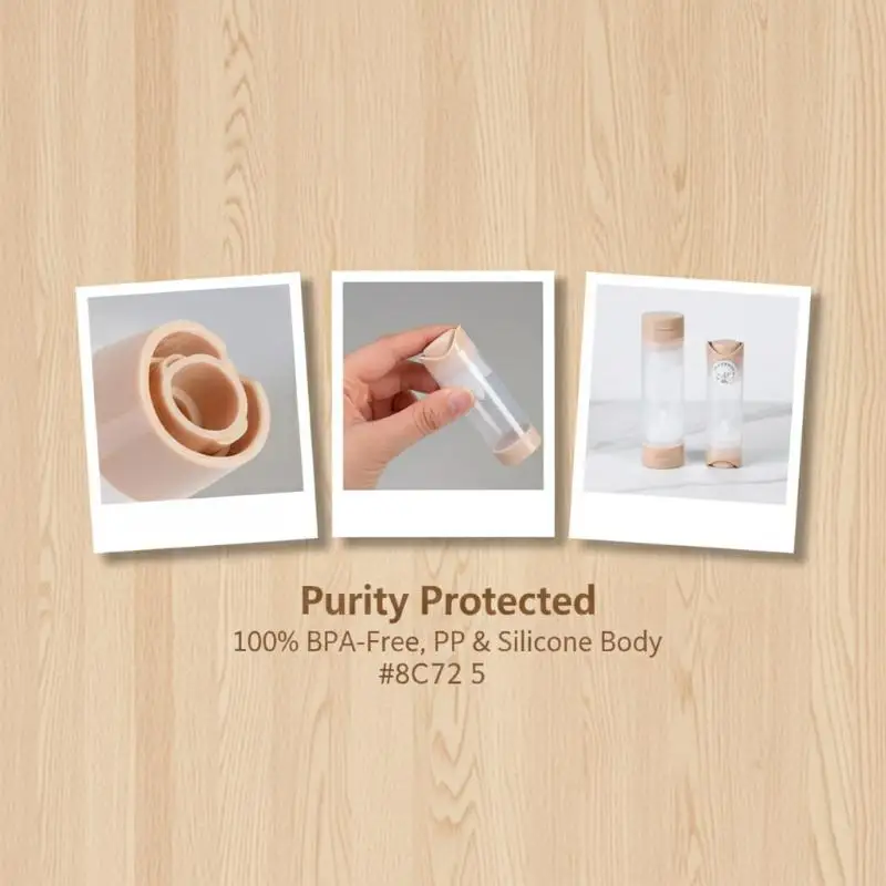 50ML 80ML Empty Airless Vacuum Press Dropper Bottle Cosmetic Container for Eye Cream Serum Portable and Refillable - view 6