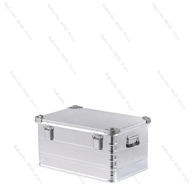 Outdoor aluminum alloy storage box | Large storage box, a must for camping equipment self-driving travel