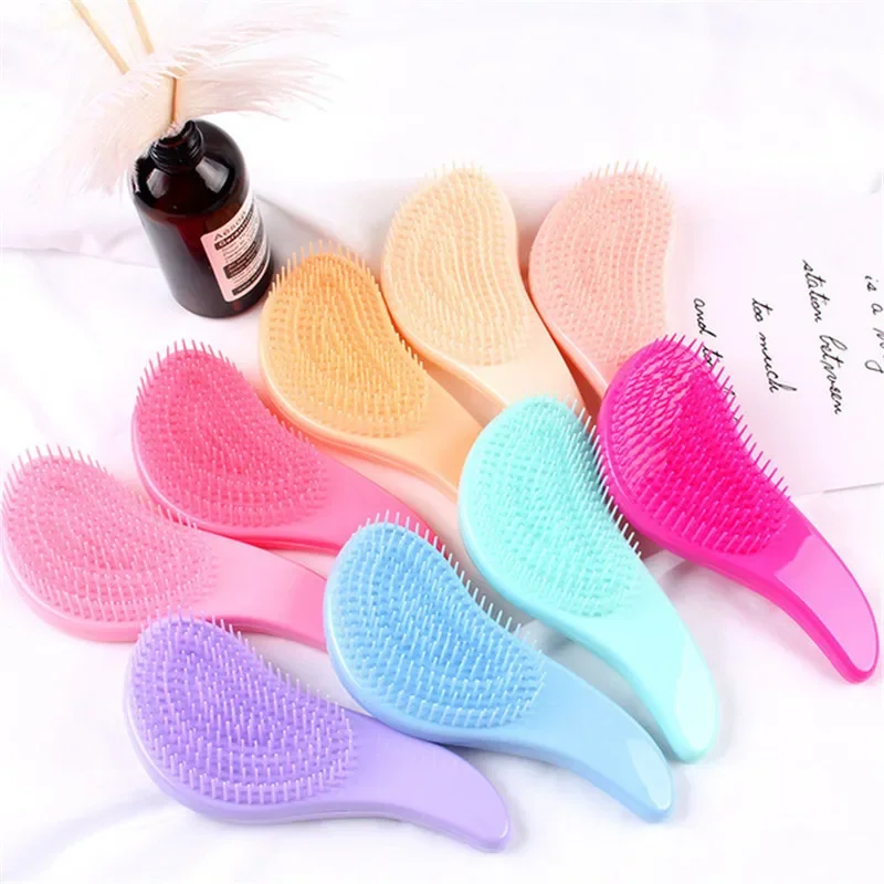 1pcs Hot Magic Handle Comb Anti Static Massage Hair Brush Tangle Detangle Shower Massage Hairbrush Comb Salon Hair Styling Tool