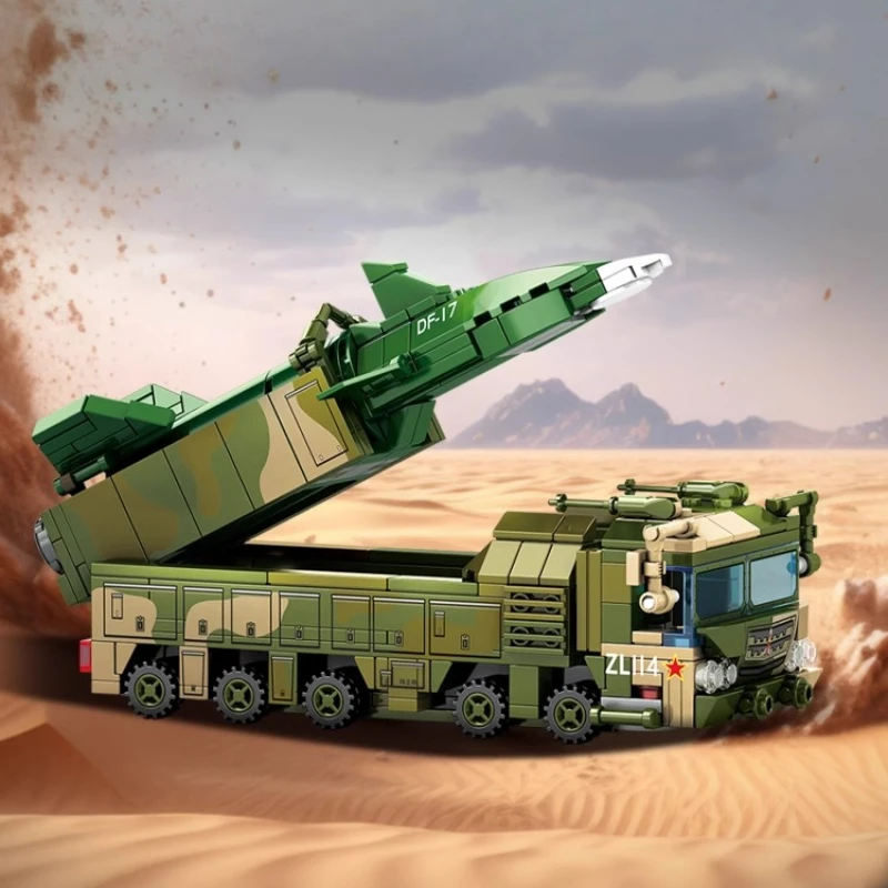 

SEMBO DF-17 Building Blocks Military Collection Assembled Model Children's Educational Toys Cool Birthday Gift Desktop Ornaments
