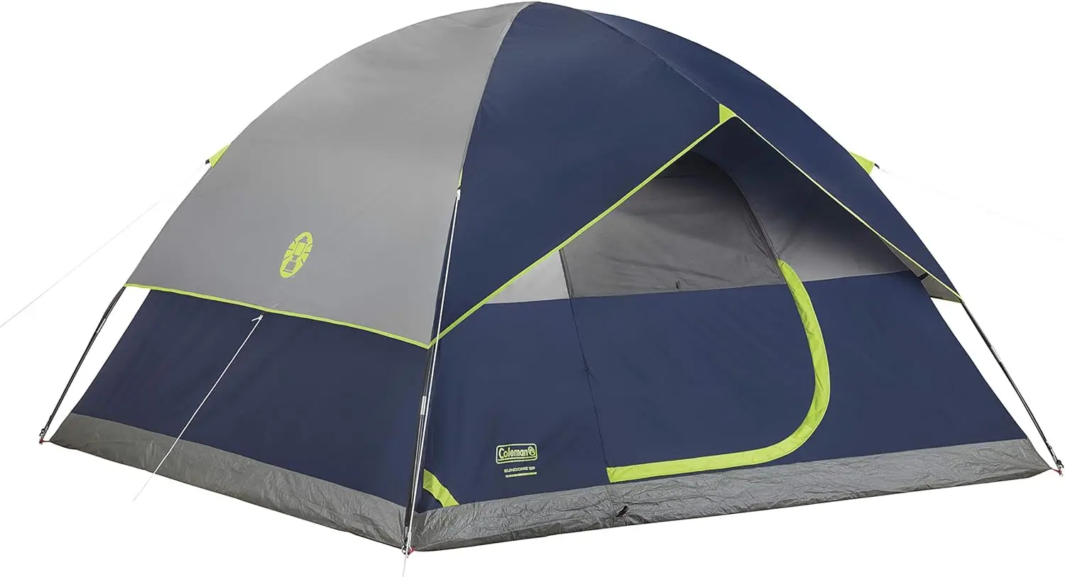 

Sundome Camping Tent, 2/3/4/6 Person Dome Tent with Snag-Free Poles for Easy Setup in Under 10 Mins, Included Rainfly Bl