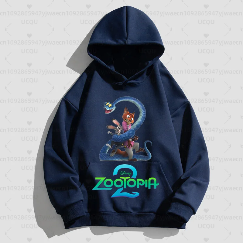 الخريف والشتاء ديزني زوتوبيا 2 جودي هوبس نيك الشباب مقنعين هوديس الاطفال الكبار زوجين البلوز البلوفرات القمم #2