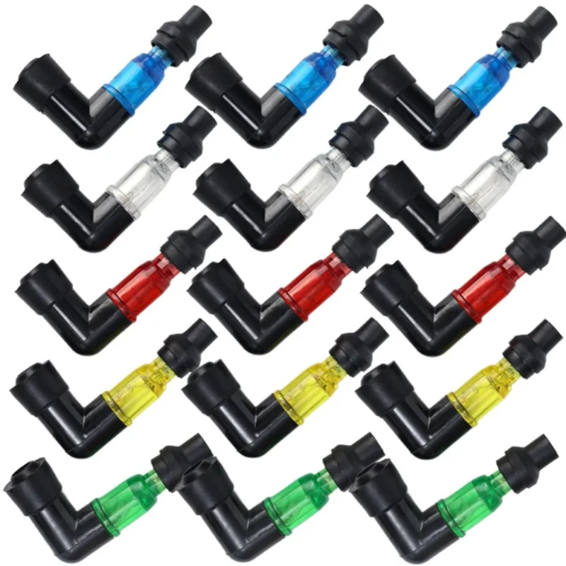 

Крышка свечи зажигания мотоцикла, универсальная вспышка, свеча зажигания, крышка высокого давления, локтевая форма, аксессуары для модификации мотоцикла