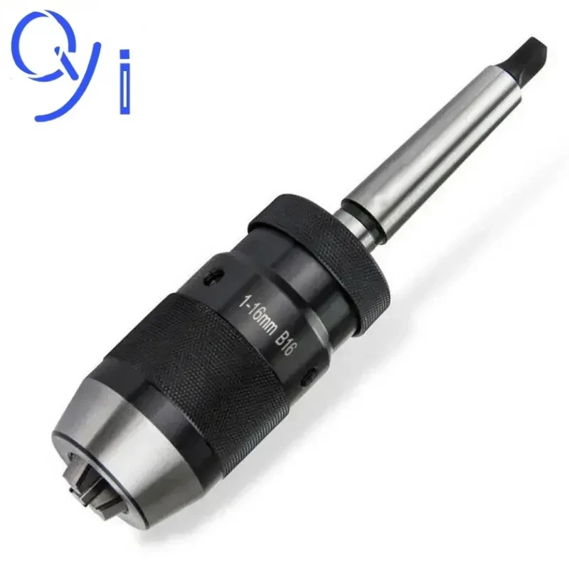 

1-16mm Mk2 Lathe Tool Accessories MT2-B16 Central Drill Mandrel Live Durable Steel Clamping Auto Clamping Keyless Portable Home