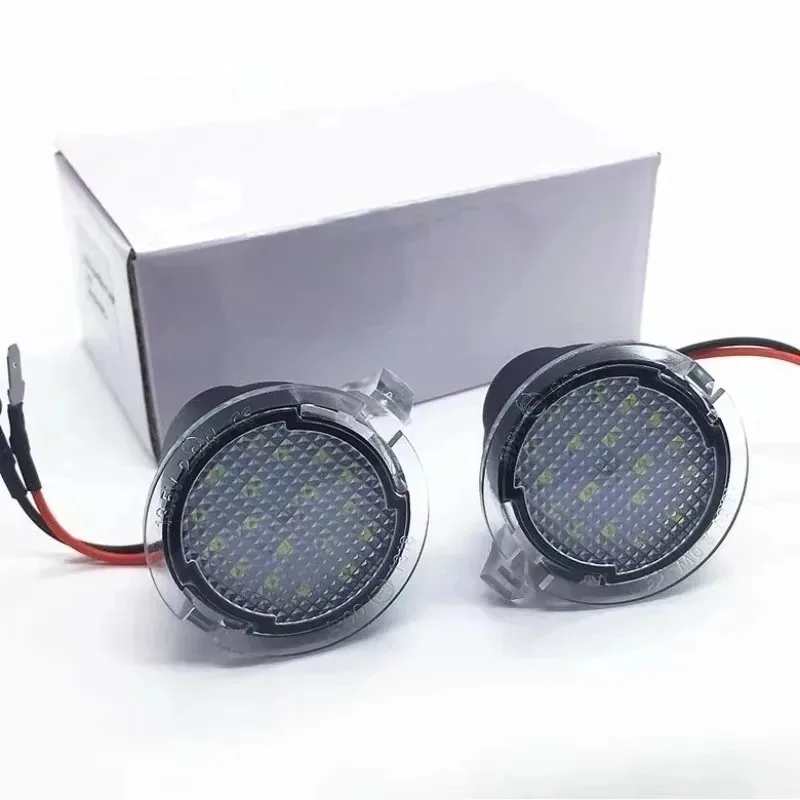 2pcs Side Mirror Puddle Light LED Lamp for Ford F150 Explorer Edge Expedition Flex Fusion Taurus X Mondeo MK5