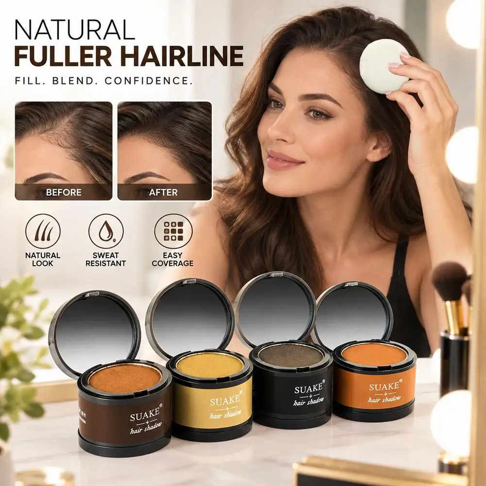 Hair Line Powder Black Root Up Natural Instant Waterproof Hairline Shadow Concealer Coverage Paint Repair Fill In Hair