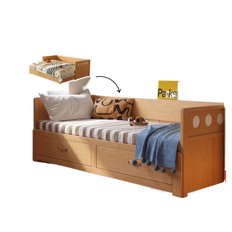 

Диван-кровать Polka, раскладной, складной, новинка 2025 года, для малогабаритных квартир, из массива дерева, многофункциональный