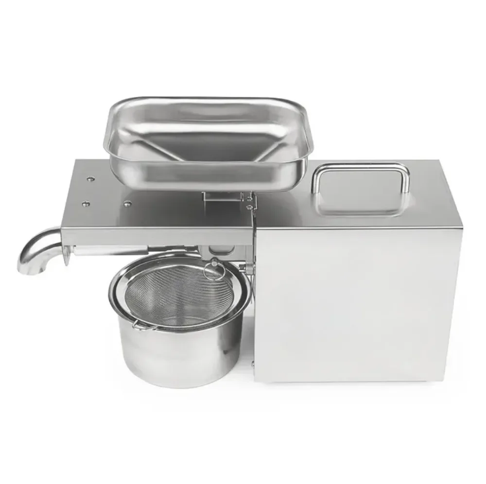 Durable Stainless Steel Home Oil Press Machine Automatic Small Scale Oil Extraction Device For Family