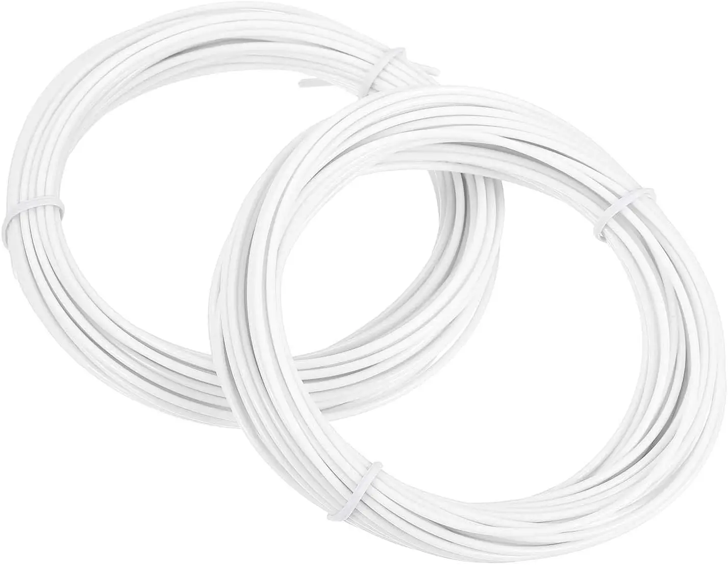 

2-Pack 1.75mm PLA Filament, 33ft Each, White for 3D Printing Pens