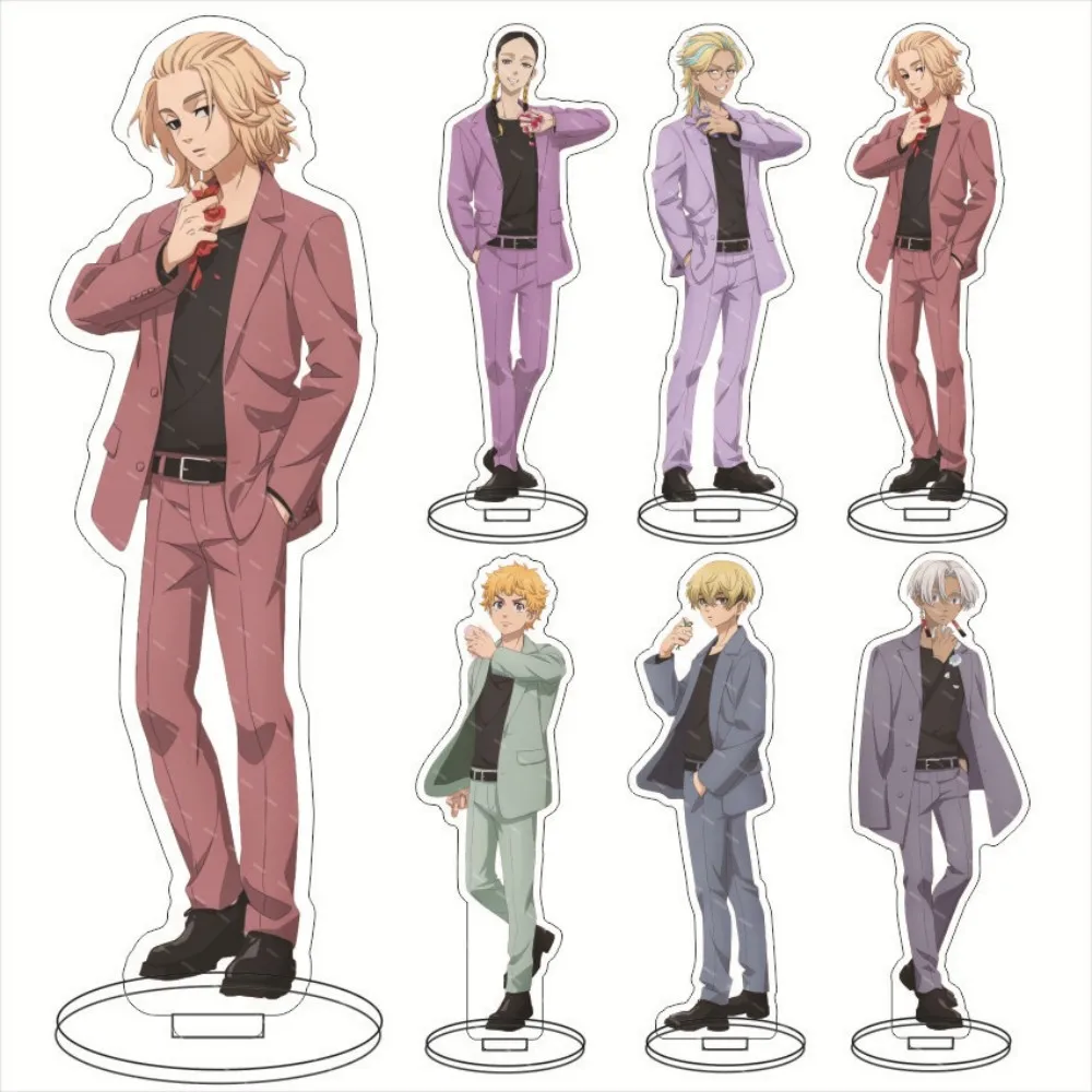 15CM Hot Anime Tokyo Revengers：India Arc Acrylic Stand Model Cosplay Characters Ornament Accessories Goods Collection Gifts