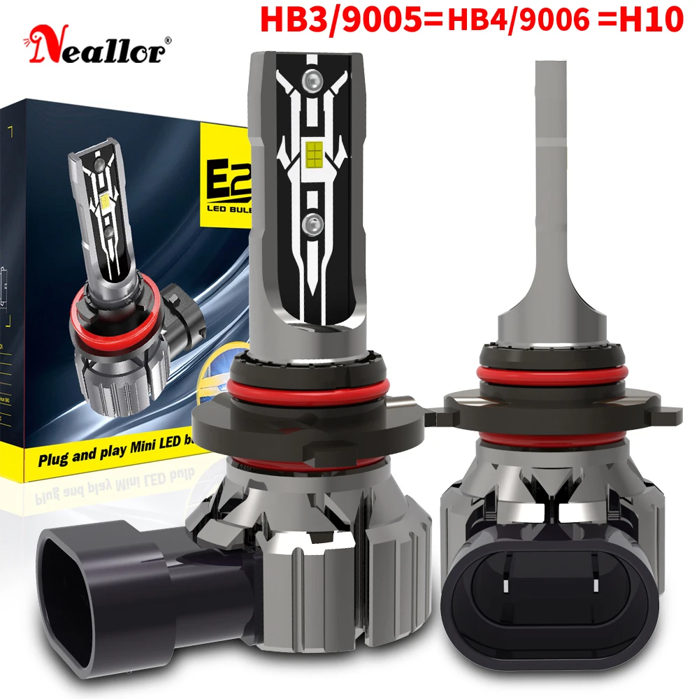 2x HIR2 9012 Canbus Kein Fehler H11 H8 LED Weiß Led Nebel Lichter H4 Led-lampe Auto Fahren Lauf lampe für BMW Toyota Skoda Ford Lada