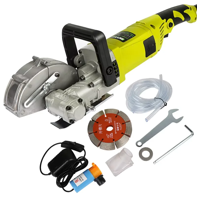 One Time Forming Dust-free Plumbing Electrical Works Concrete Cutting Machine 4000W Slotting Machine Automatic Grooving