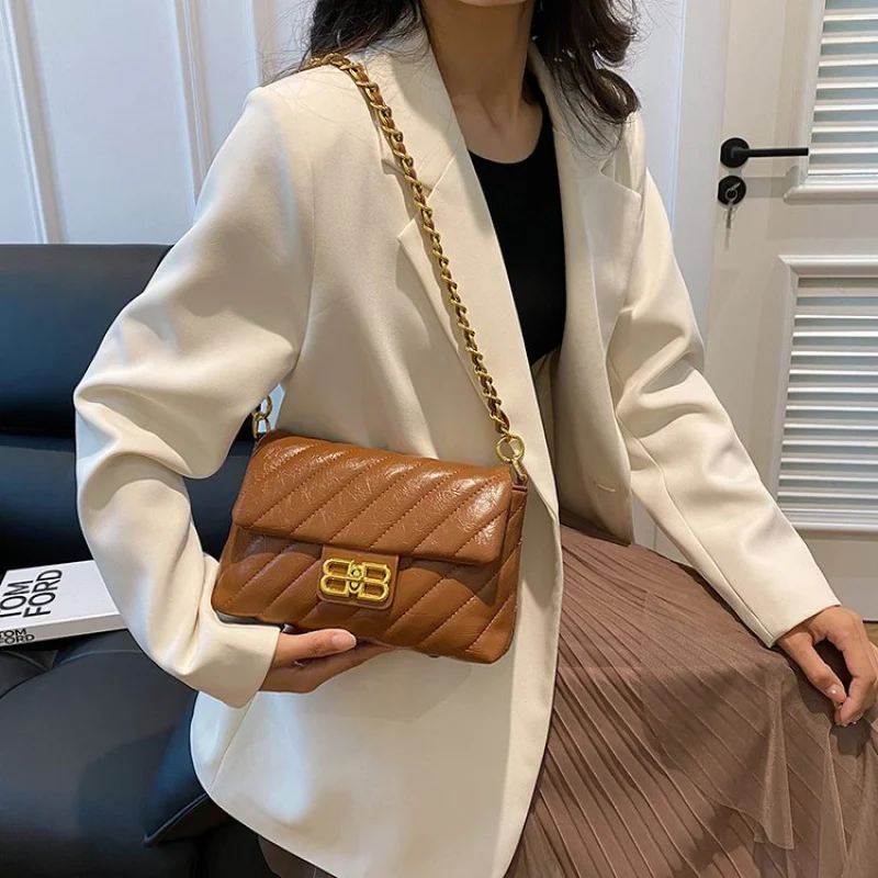 

Элегантная роскошная женская сумка через плечо, кожаная сумка премиум-класса, дизайнерская женская сумка-тоут для ежедневного использования