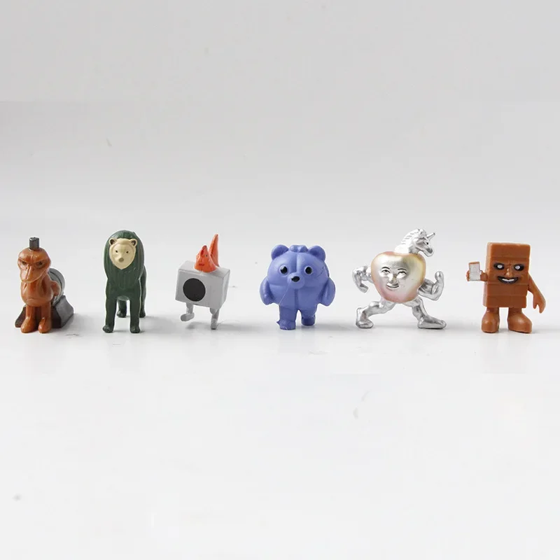 24 ピース/セット新しいユニークなイタリアのミーム Brainrot おもちゃグッズ小動物フィギュア装飾品子供の誕生日パーティーの好意ギフト