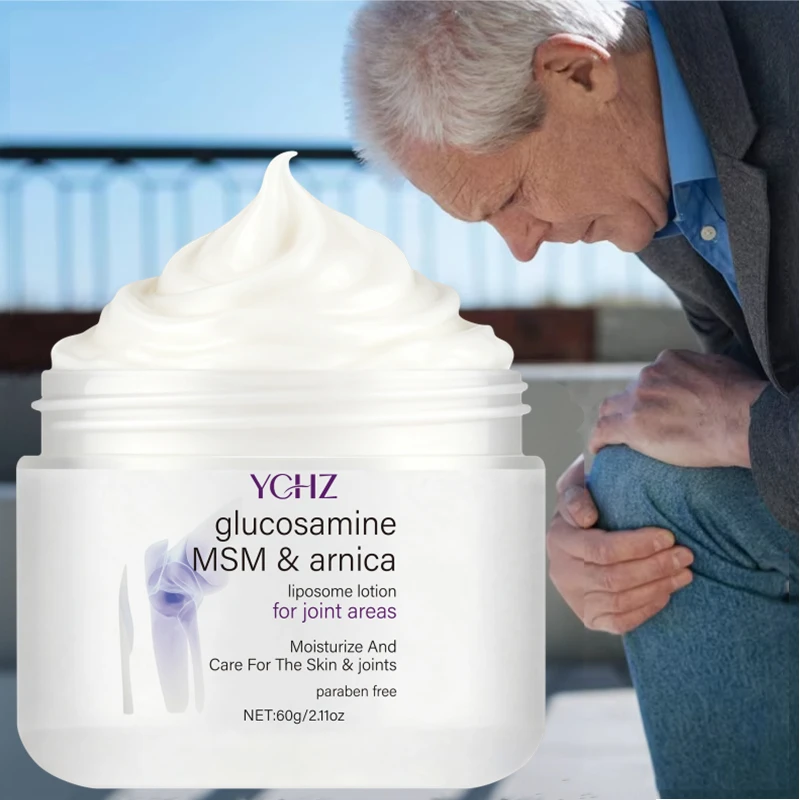 Glucosamine, Msm, and Arnica Flower Joint Cream Liposome Lotion, Moisturizes, Nourishes, and Protects Skin and Joints, Formula Free of Parabens.