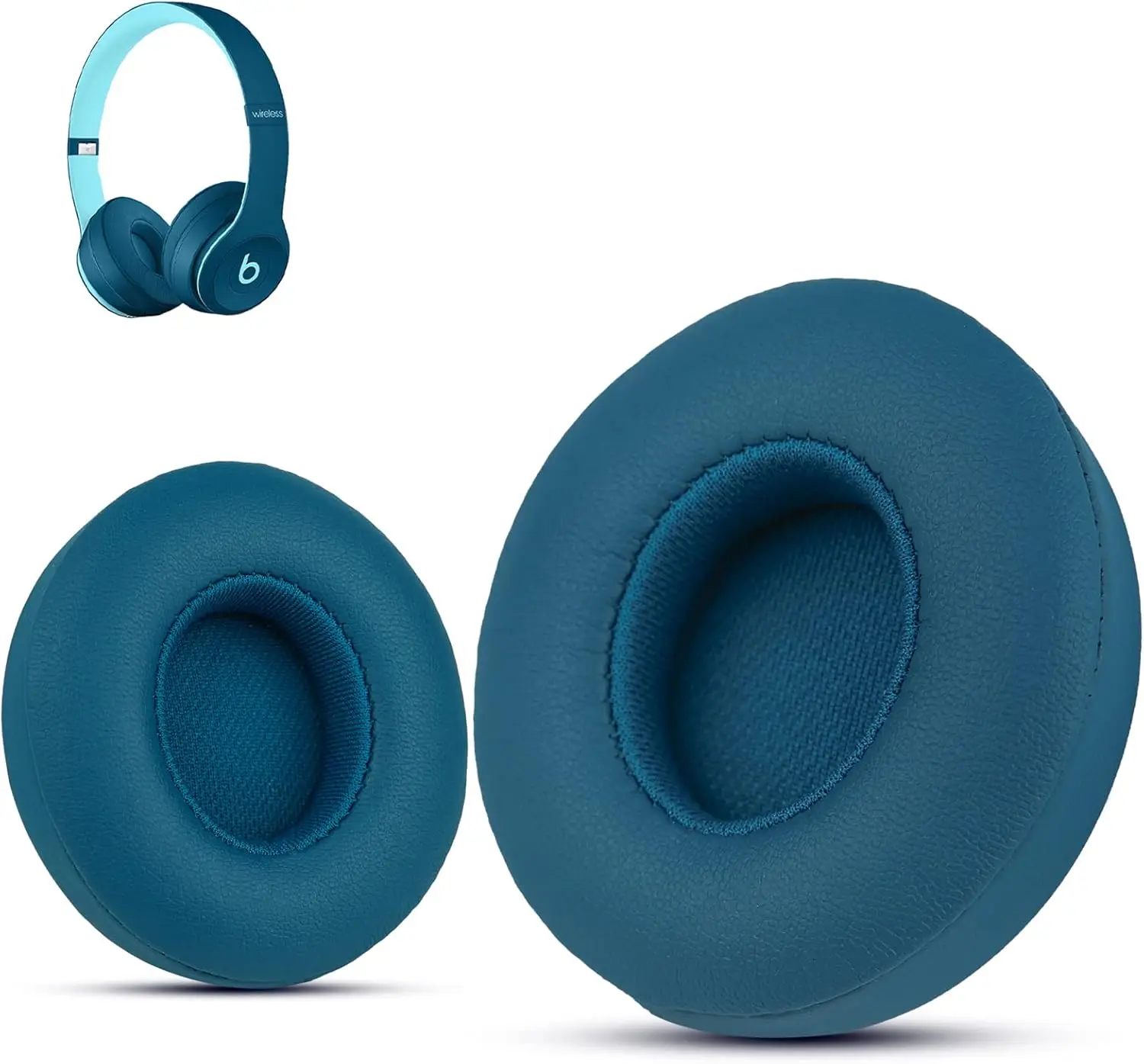 Earpads Replacement, Beats Solo 2 Earpad Replacement, Premium Protein Leather Memory Foam with Kits, Superb Comfort