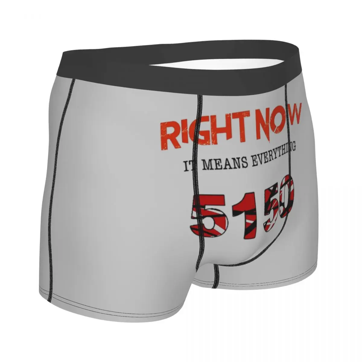 Right Now-Cuecas Boxer altamente respiráveis para homens, cuecas, shorts estampados de alta qualidade, ideia presente, 5150