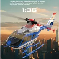 New Rc Era Ec-135 Remote-Controlled Helicopter C123 Brushless 6-Way Single Blade Aileron Free Duct Simulation Model Aircraft