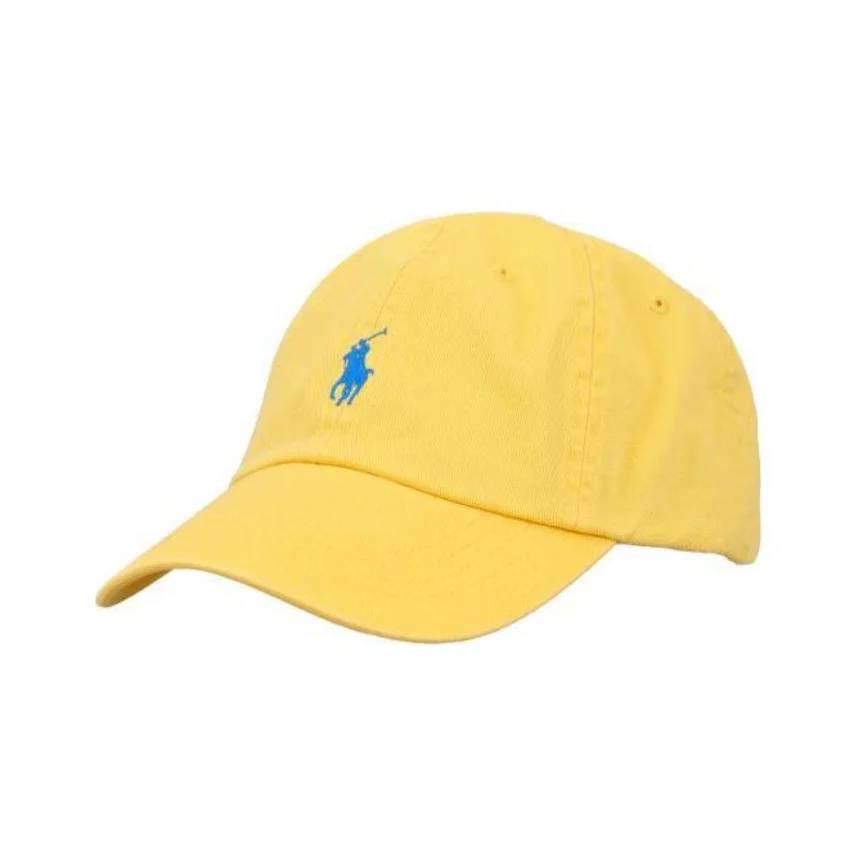 Polo Ralph Lauren Cotton Baseball Caps Women's Yellow 211912843005