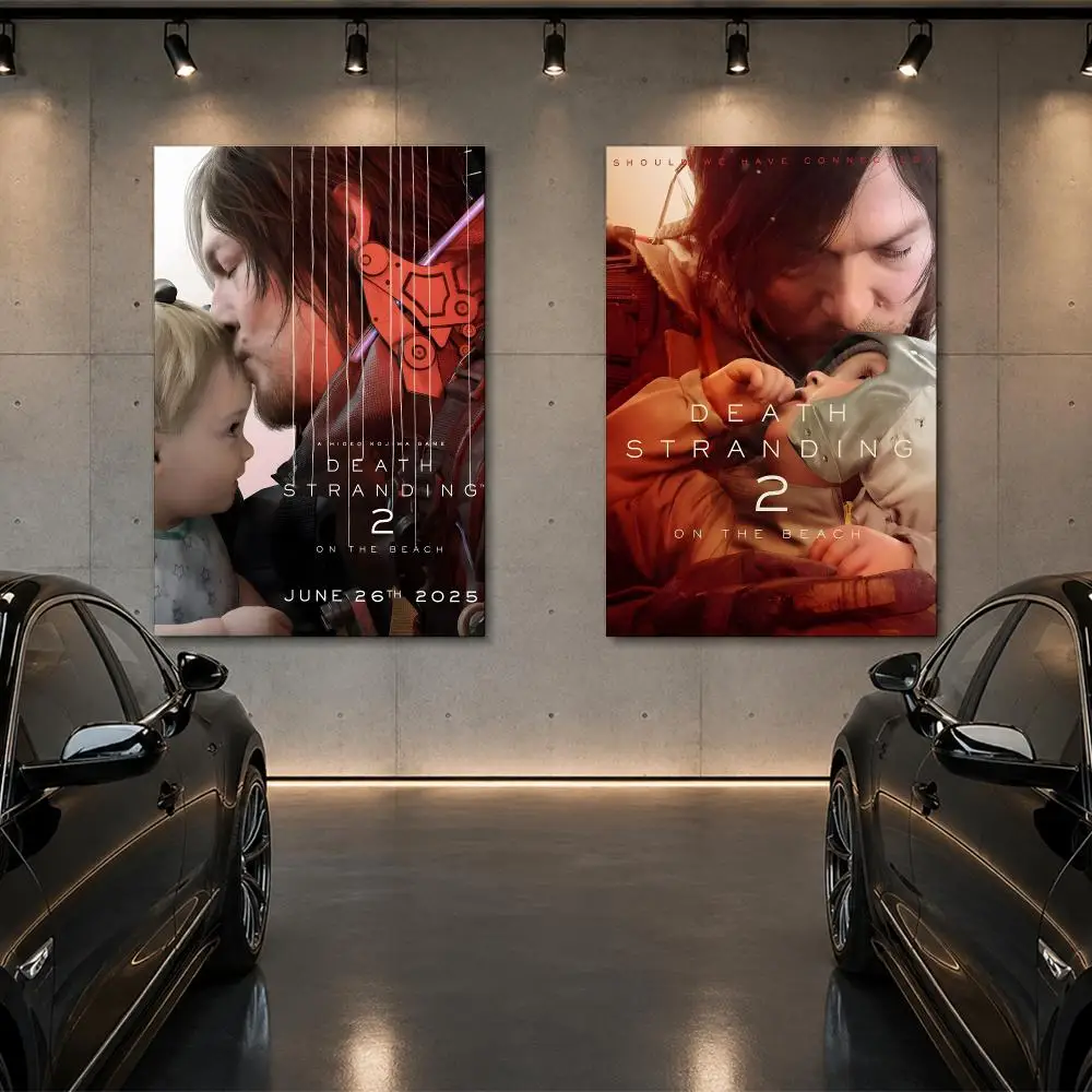 Video Game Death Stranding 2 Poster Room Decor Home Wall Art Printing Waterproof Garage BedRoom Posters Gift