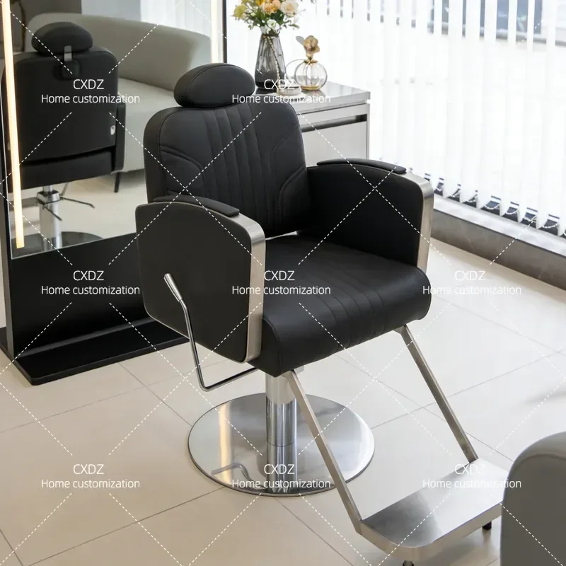 Guangzhou genuine can put down the haircut chair, special lifting and cutting chair for the hair salon, hair perm and dyeing