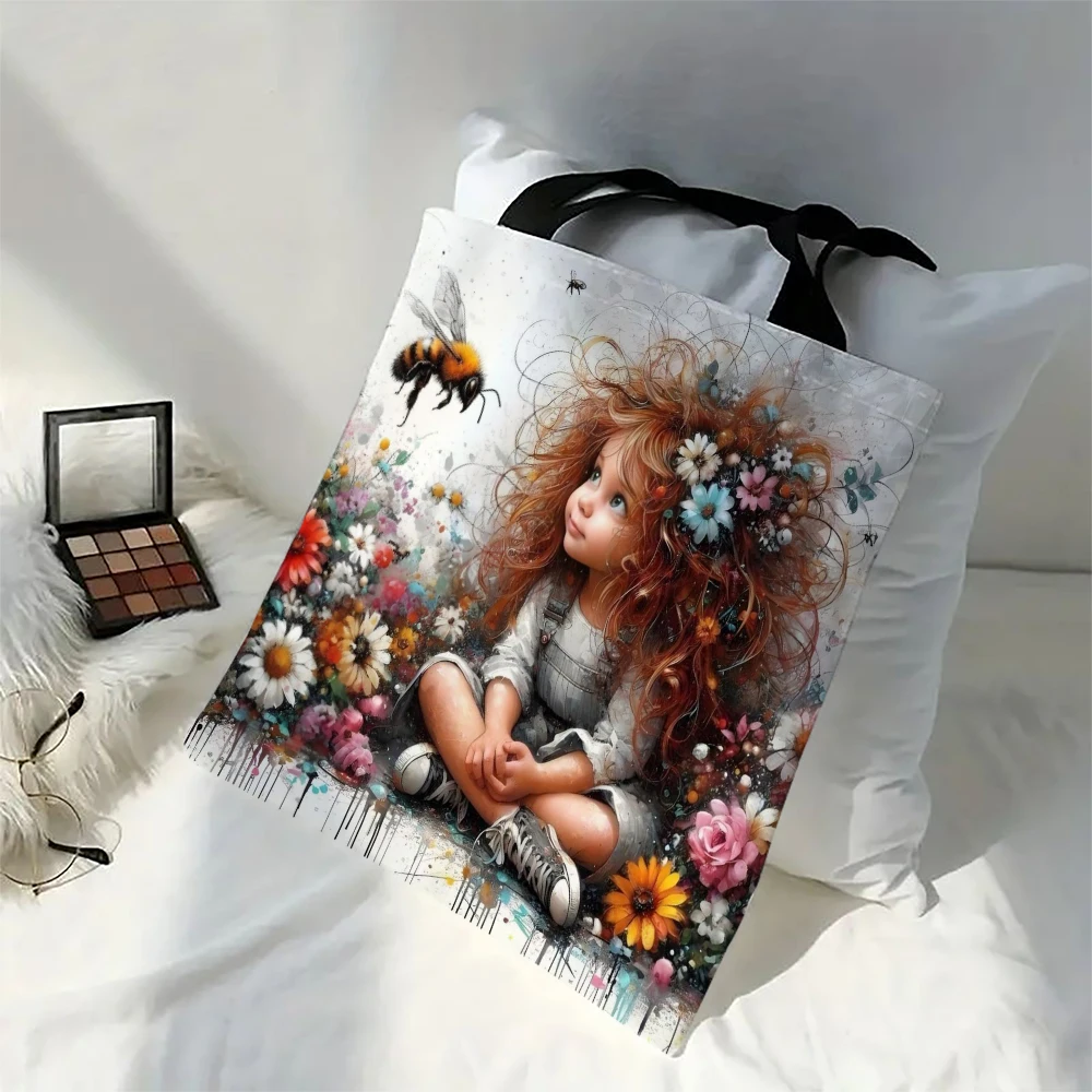 1pc-bonito-dos-desenhos-animados-menina-design-mochilas-estudante-presente-feminino-bolsa-de-ombro-eco-dobravel-reutilizavel-saco-de-compras-30x35cm