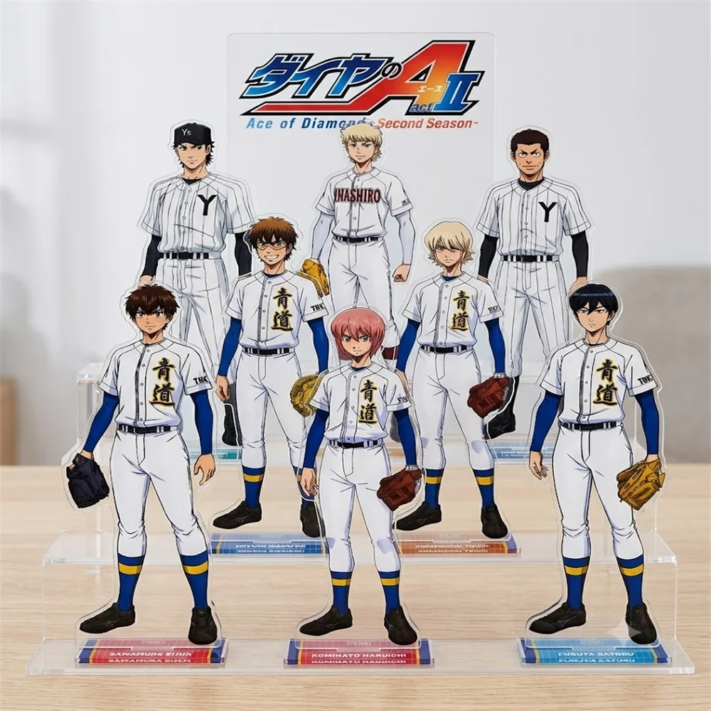 15 см НОВЫЙ аниме-фигурка ‌ Акриловый брелок Ace of Diamond: коллекционная модель, косплей-аксессуар, украшение, подарок