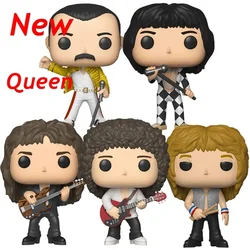 New Arrival Funko POP Queen Freddie Mercury #92 96# 97# Brian May 93# Vinyl Dolls PVC Figure Model Toys for Kids Gift