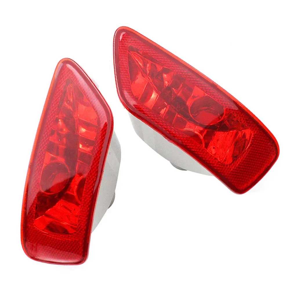 2Pcs LED Rear Bumper Reflector Light Fog Lamp Cover LH+RH for Jeep Grand Cherokee Journey 2011 -2018 Left Right Tail Lamp