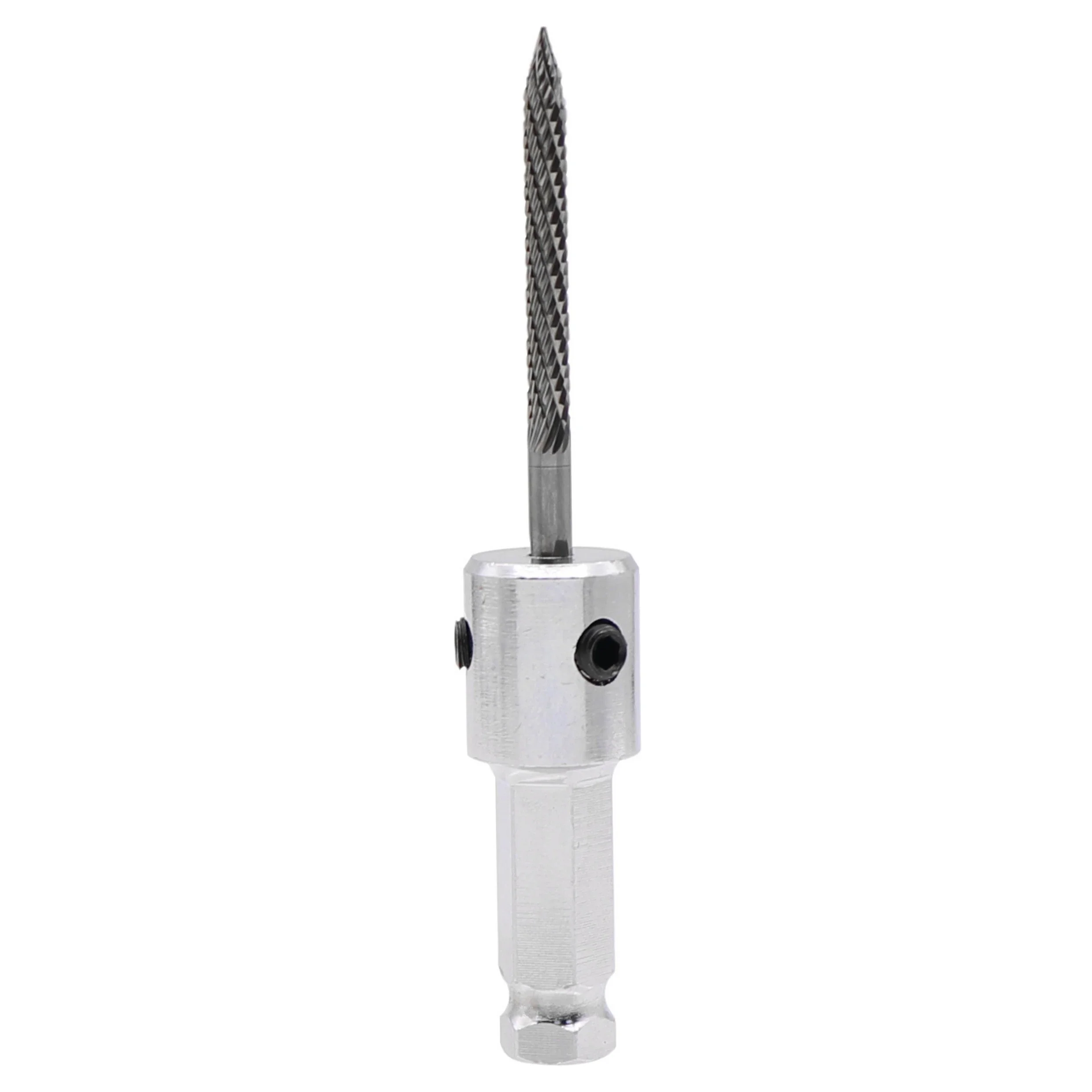 1 pc stałe frez węglikowy frezy trzpieniowe 4.5mm Shank z adapterem ze stali węglowej wiertła wiertarka pneumatyczna BitTire łatka narzędzie